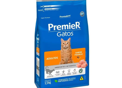 PREMIER GATOS ADULTOS FRANGO 1,5KG