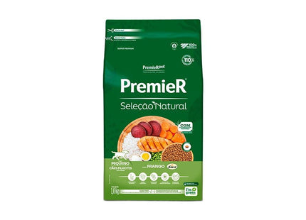 PREMIER SEL. NAT. CAES FILHOTES PORTE PEQ. FRANGO 1KG