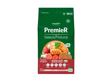 PREMIER SEL. NAT. CAES ADULTO PORTE PEQ. BATATA DOCE 10,1KG