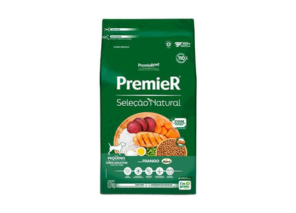 PREMIER SEL. NAT. CAES ADULTOS PORTE PEQ. FRANGO 2,5KG