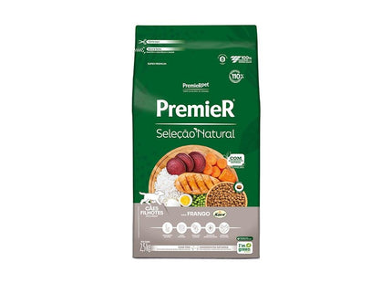 PREMIER SEL. NAT. CAES FILHOTES FRANGO 2,5KG