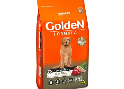 GOLDEN CAES ADULTOS CARNE/ARROZ 15KG