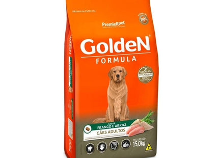 GOLDEN CAES ADULTOS FRANGO/ARROZ 15KG