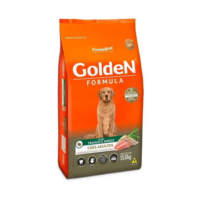 GOLDEN CAES ADULTOS FRANGO/ARROZ 15KG
