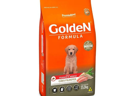 GOLDEN CAES FILHOTES FRANGO/ARROZ 15KG