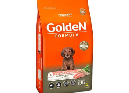 GOLDEN CAES FILHOTES PORTE PEQ. FRANGO/ARROZ 10,1KG