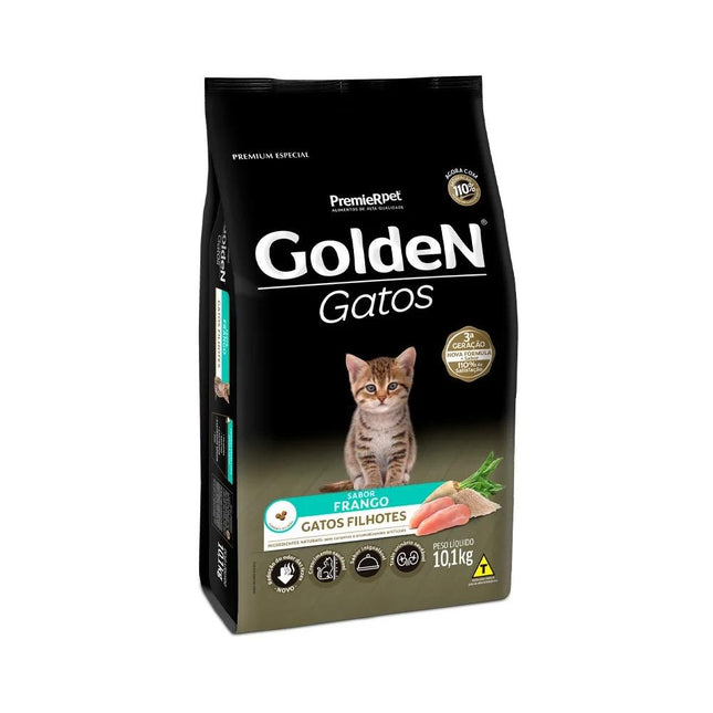 GOLDEN GATOS FILHOTES FRANGO 10,1KG