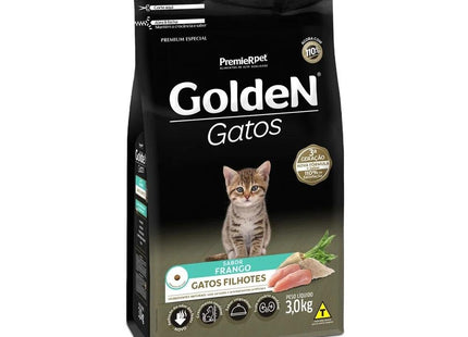 GOLDEN GATOS FILHOTES FRANGO 3KG