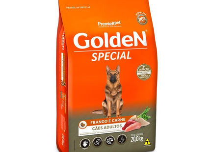 GOLDEN SPECIAL CAES ADULTOS FRANGO/CARNE 20KG