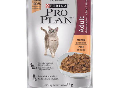 PROPLAN SACHE GATOS ADULT FRANGO 85G
