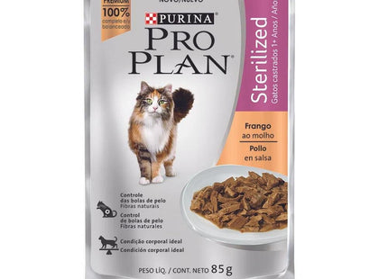 PROPLAN SACHE GATOS STERILIZED FRANGO 85G
