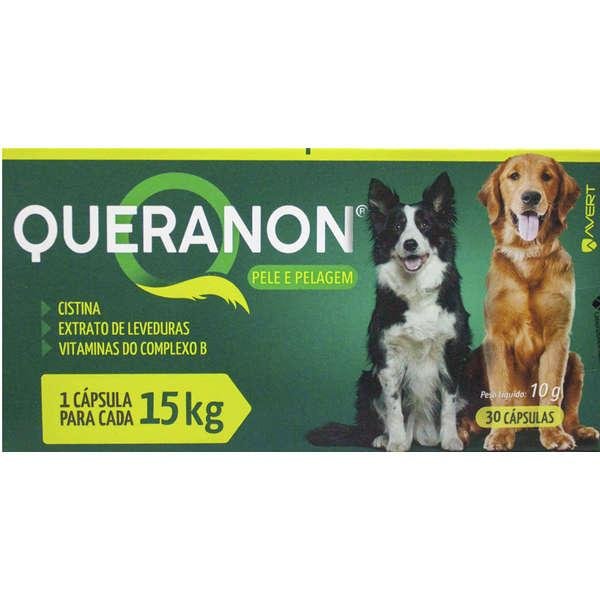 AVERT QUERANON 10G PARA CÃES 15KG- 30 CAPSULAS