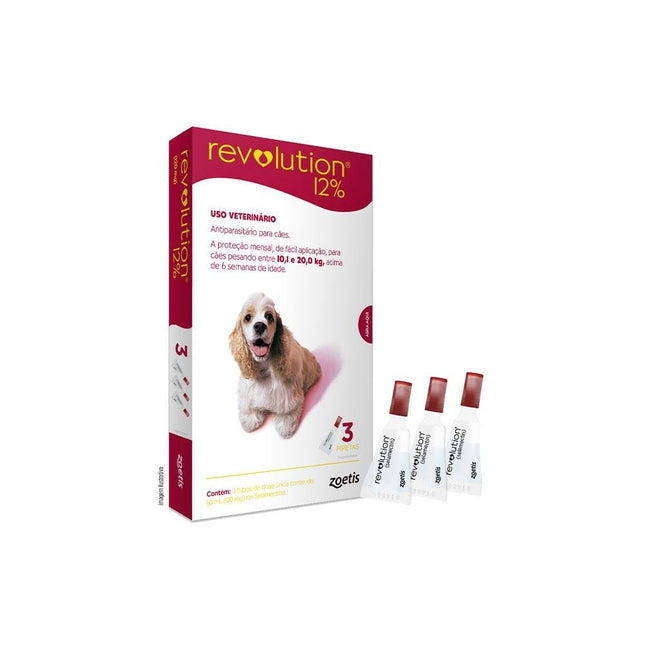 ZOETIS REVOLUTION 12% CAES 10 A 20KG - 3 UN