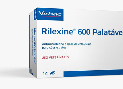 VIRBAC RILEXINE 600MG PALATAVEL 14 COMPRIMIDOS