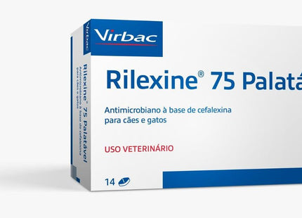 VIRBAC RILEXINE 75MG PALATAVEL 14 COMPRIMIDOS
