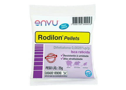 ENVU RODILON PELLETES RATICIDA 25G