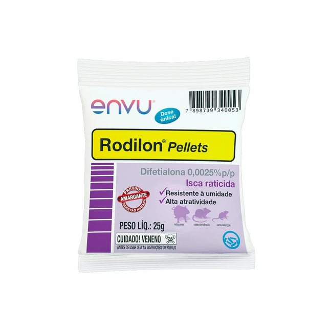 ENVU RODILON PELLETES RATICIDA 25G