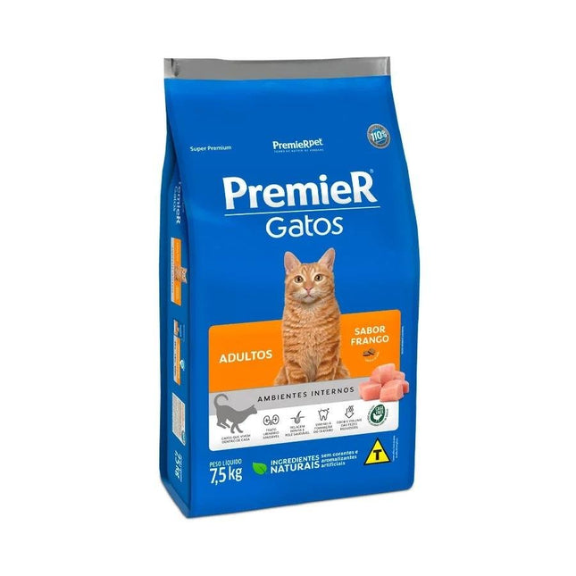 PREMIER GATOS ADULTOS FRANGO 7,5KG