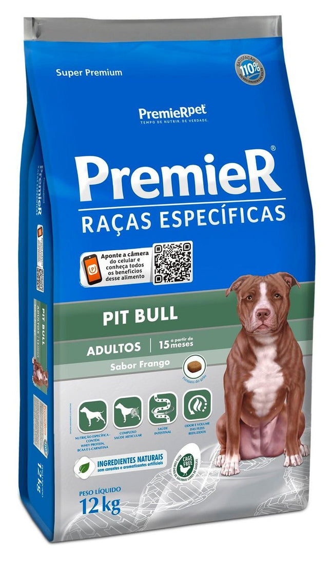 PREMIER PITBULL ADULTOS FRANGO 12KG