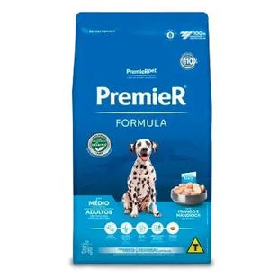 PREMIER PORTE MEDIO ADULTOS FRANGO 20KG