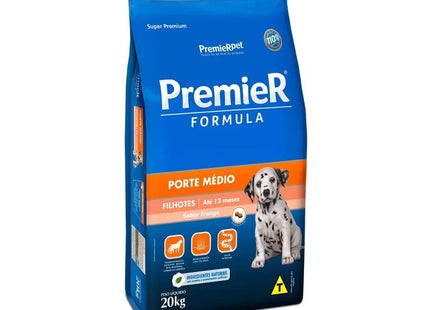 PREMIER PORTE MEDIO FILHOTES FRANGO 20KG