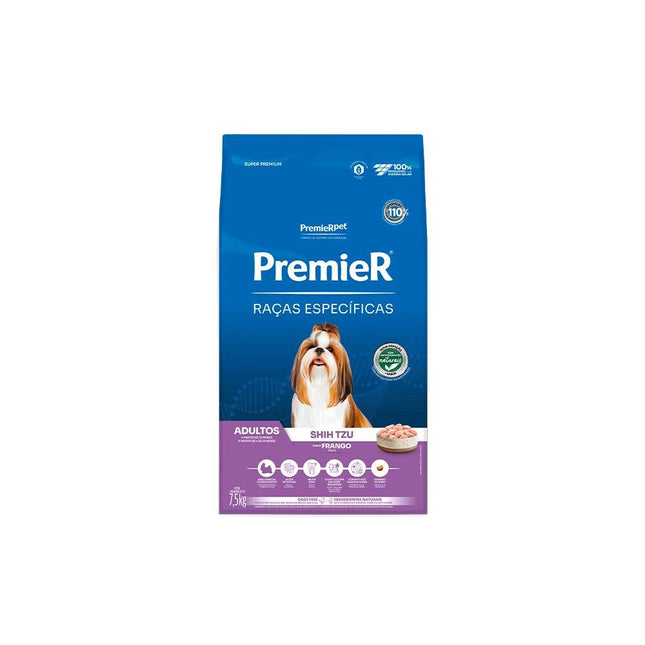 PREMIER SHIH TZU ADULTOS FRANGO 7,5KG
