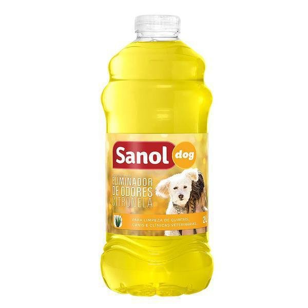 SANOL DOG ELIMINADOR DE ODOR CITRONELA 2 L