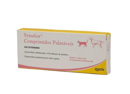 ZOETIS SYNULOX 50MG - 10 COMPRIMIDOS