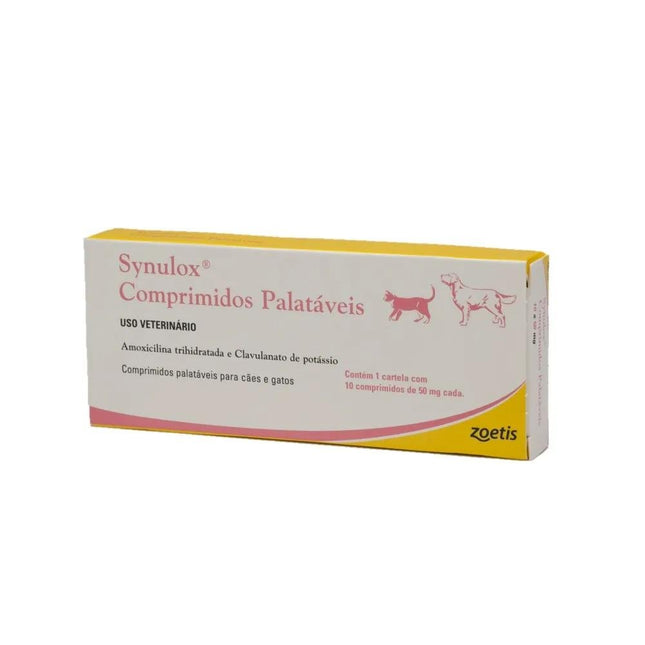 ZOETIS SYNULOX 50MG - 10 COMPRIMIDOS