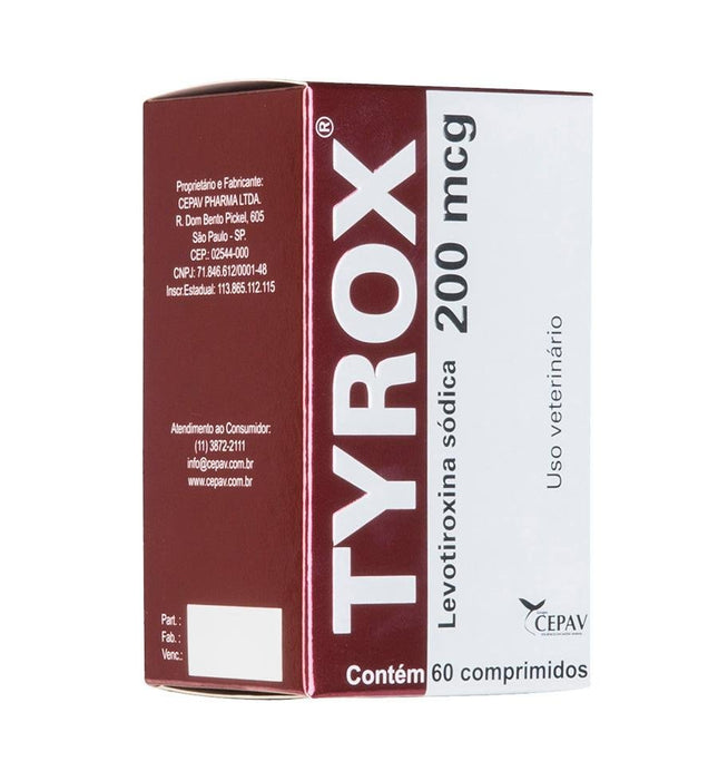 CEPAV TYROX 200 MCG - 60 COMPRIMIDOS