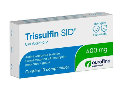 OURO FINO TRISSULFIN SID 400MG - 10 COMPRIMIDOS