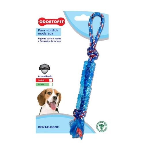 ODONTOPET BRINQUEDO DENTAL BONE TUBO CORDA 15KG