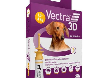 CEVA VECTRA 3D CAES 1,5 A 4KG - 0,8ML