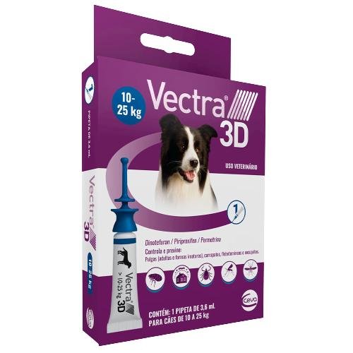 CEVA VECTRA 3D CAES 10 A 25KG - 3,6ML