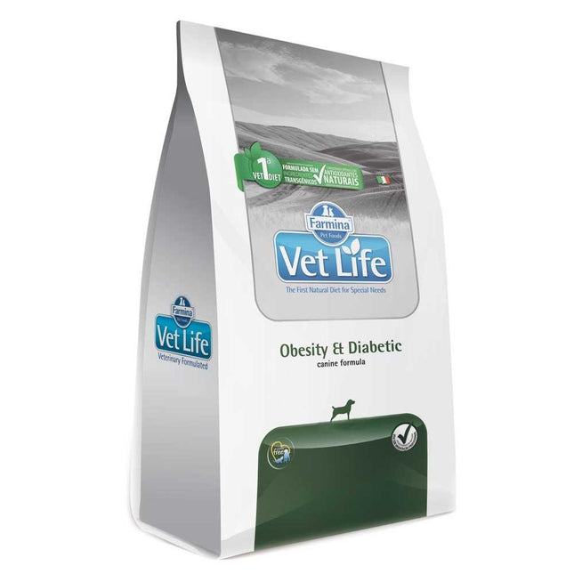 VET LIFE CAES OBESITY E DIABETIC 10,1KG