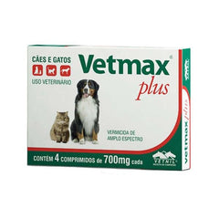 VETNIL VETMAX PLUS 4 COMPRIMIDOS