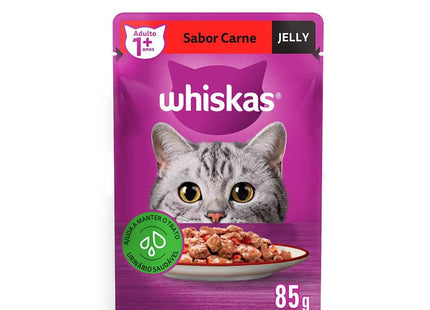 WHISKAS SACHE JELLY CARNE 85G