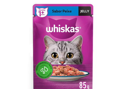 WHISKAS SACHE JELLY PEIXE 85G