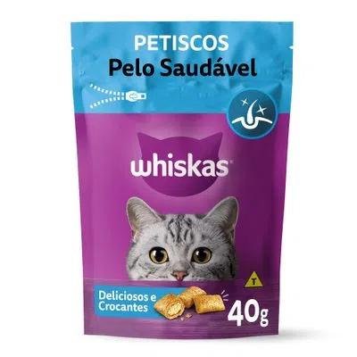 WHISKAS TEMPTATIONS PELO SAUDAVEL 40G