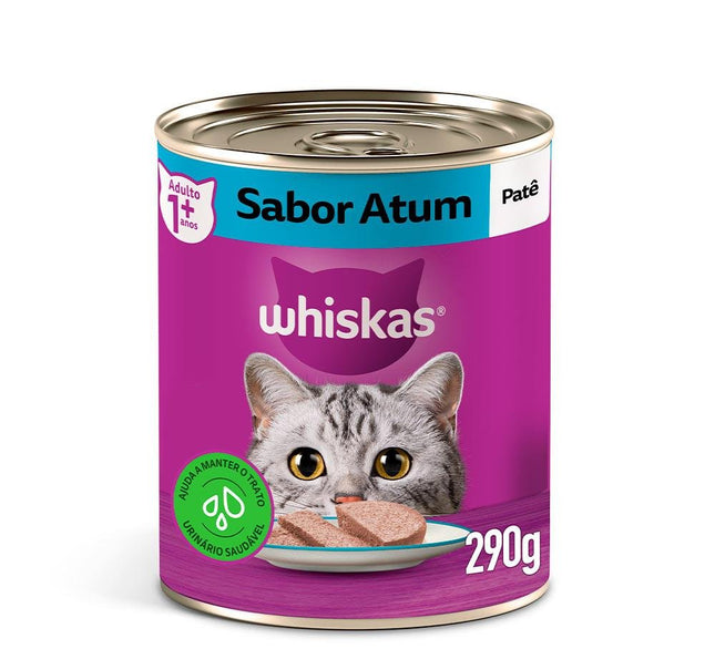 WHISKAS LATA ATUM PATE 290G