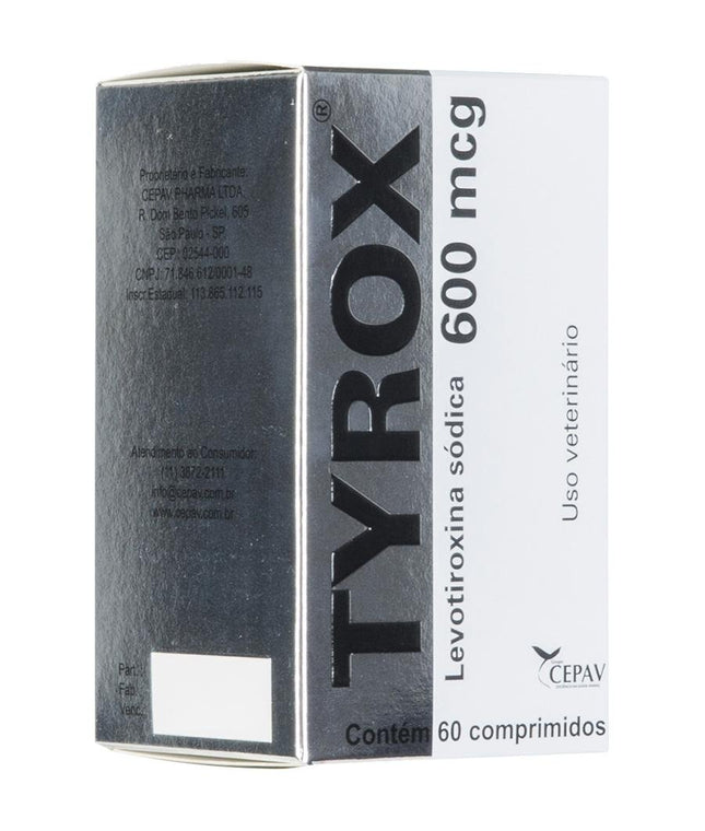 CEPAV TYROX 600 MCG - 60 COMPRIMIDOS