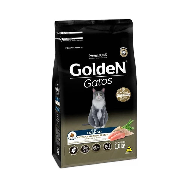 GOLDEN GATOS CASTRADOS SENIOR 1KG