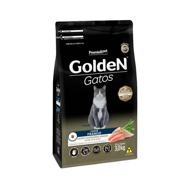 GOLDEN GATOS CASTRADOS SENIOR 3KG