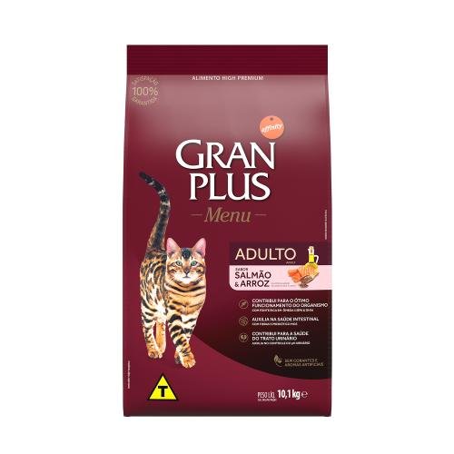 GRAN PLUS GATOS ADULTOS SALMAO 10,1KG
