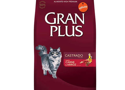 GRAN PLUS GATOS CASTRADOS CARNE 3KG
