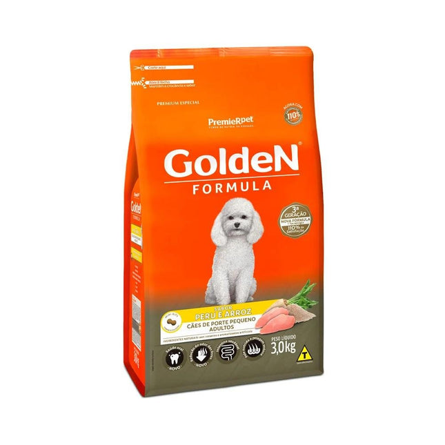 GOLDEN CAES ADULTOS PORTE PEQ. PERU/ARROZ 3KG