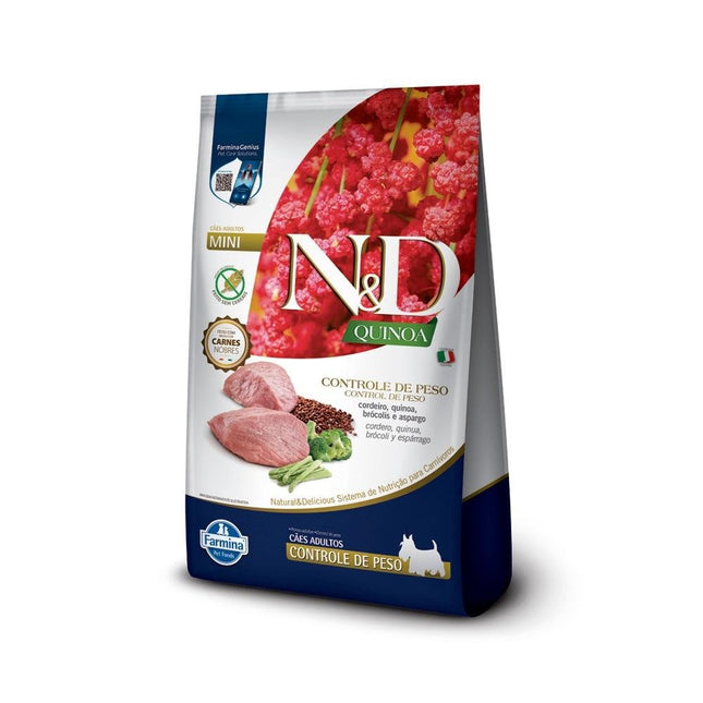 NED QUINOA CAES ADULTOS CONTROLE DE PESO CORDEIRO 2,5KG