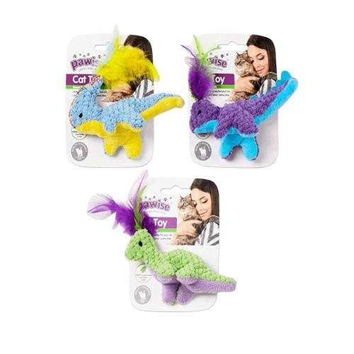 PAWISE BRINQUEDO P/ GATOS DINOSSAURO (28290)