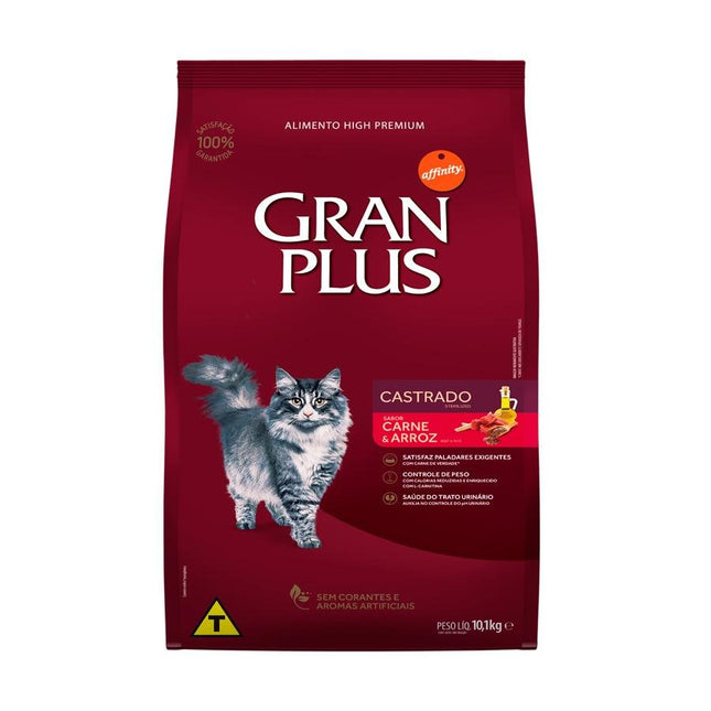 GRAN PLUS GATOS CASTRADOS CARNE 10,1KG