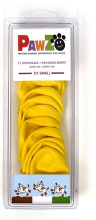 PAWZ BOTA PARA CAES - XX SMALL AMARELA